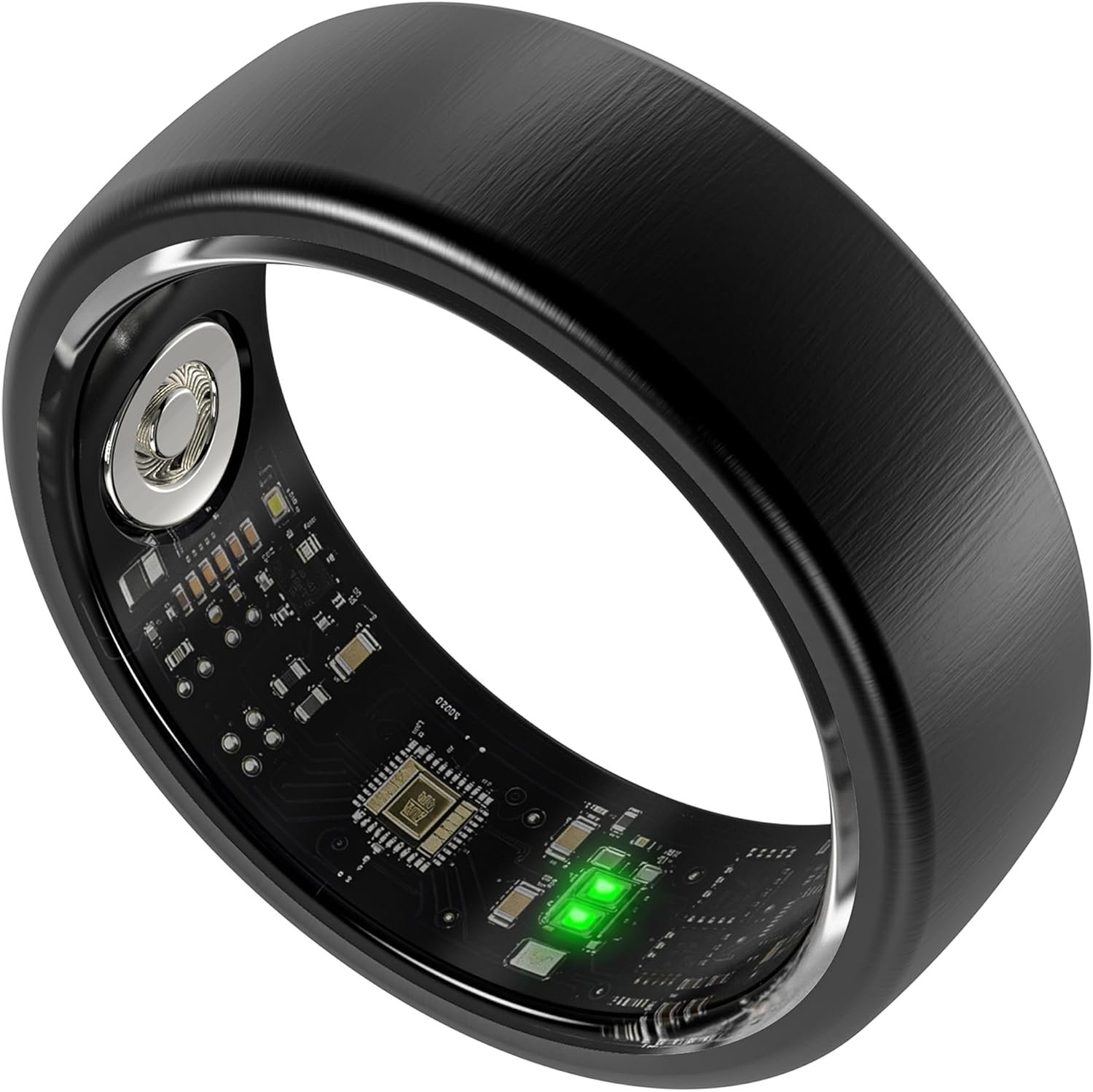 Smart Ring for Men & Women, Fitness and Health Tracker Ring(Black Size 7)