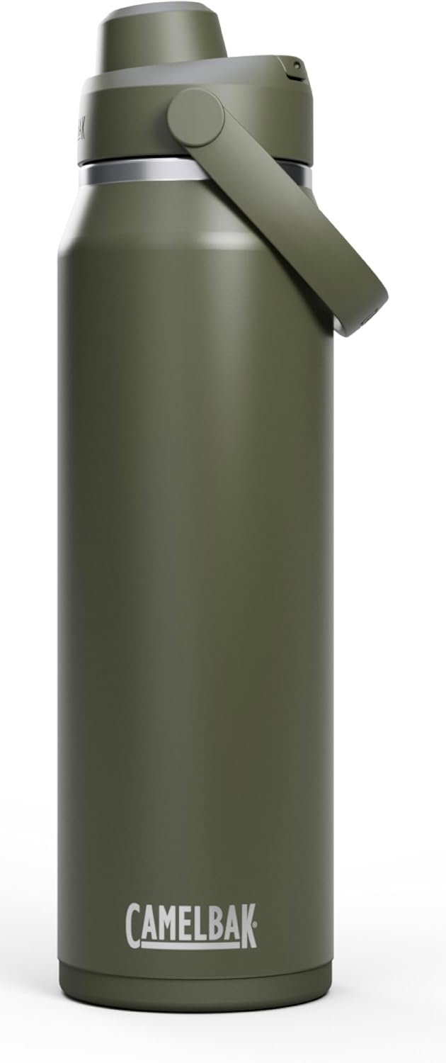 CamelBak Thrive Chug Stainless Steel Water Bottle 32oz, Moss