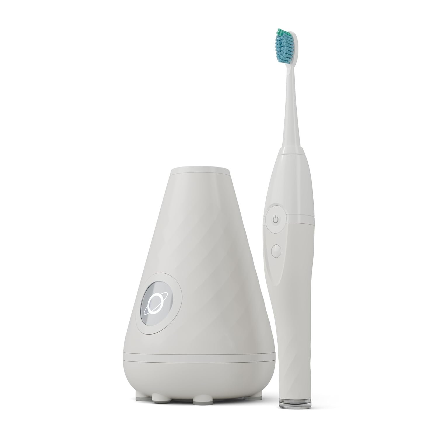 Tao Clean UV Sanitizing Sonic Toothbrush and Cleaning Station, Electric Toothbrush, Dual Speed Setting, White
