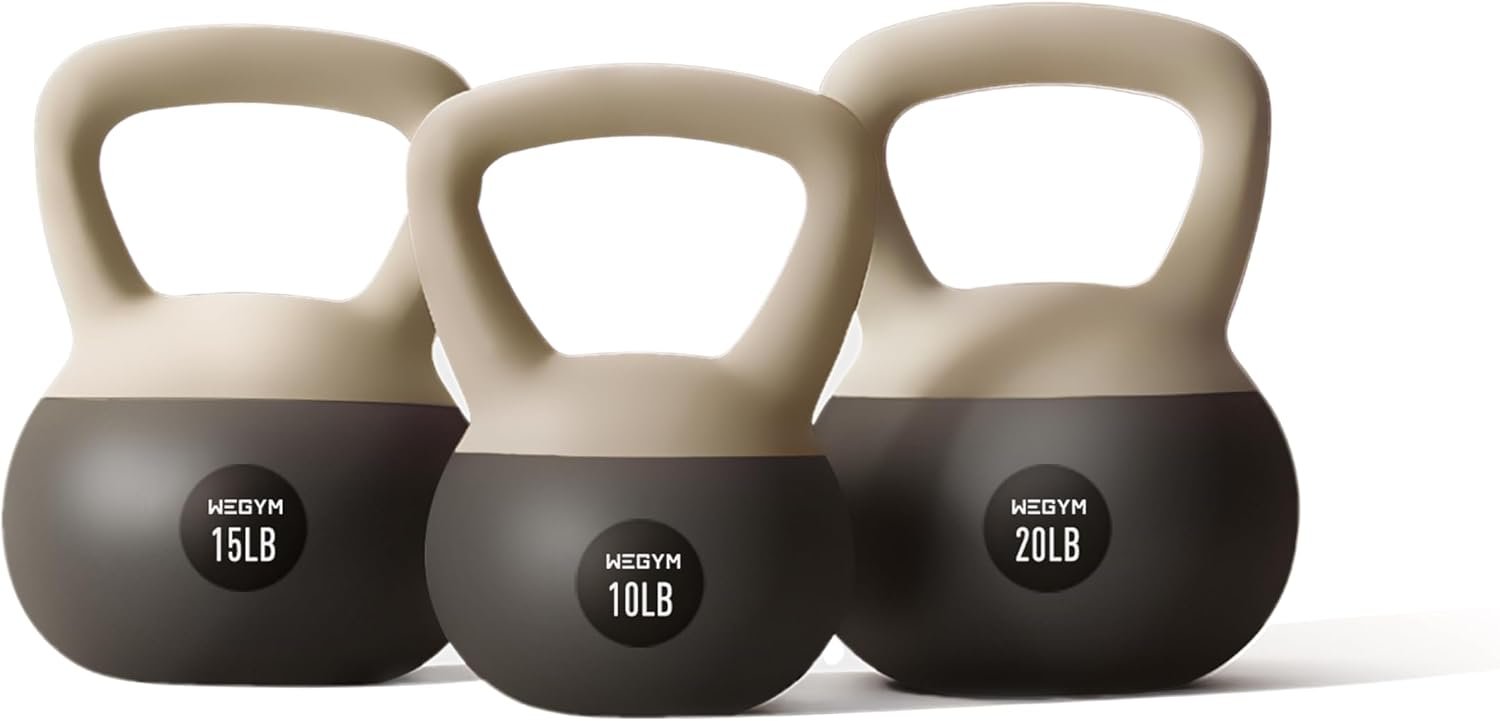 WeGym Soft Kettlebells and Kettlebell Sets for Home Strength Training
