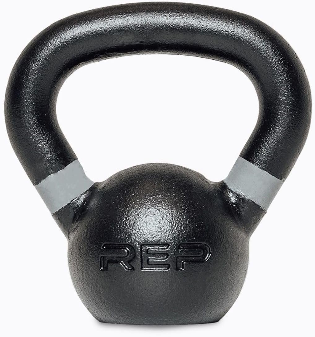 REP Fitness Kettlebell Set and Singles, 4kg to 24kg, 9lb to 53lb Weight Range, Cast Iron, Strength Exercise Training, Home Gym, Power Workout Equipment, Free Weights, Dumbbell Alternative