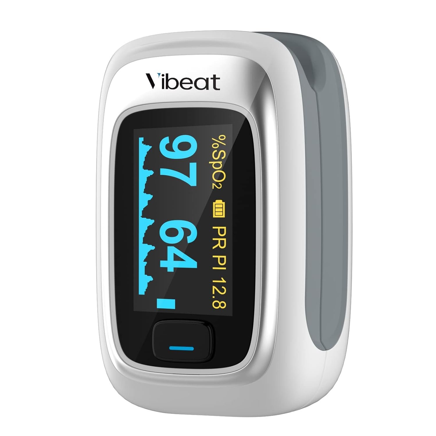 Fingertip Pulse Oximeter, Blood Oxygen Saturation Monitor| O2 Meter, Portable SPO2 & Pulse Rate Monitor, Batteries and Lanyard Included