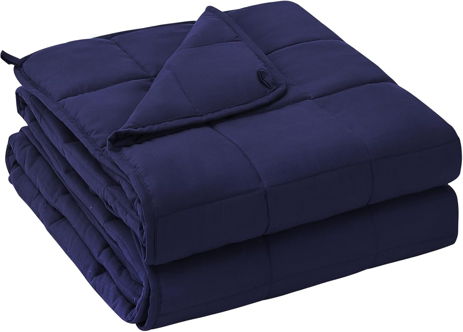 Yescool Weighted Throw Blanket for Adults 20lbs Queen Size, 60″ x 80″, Blue