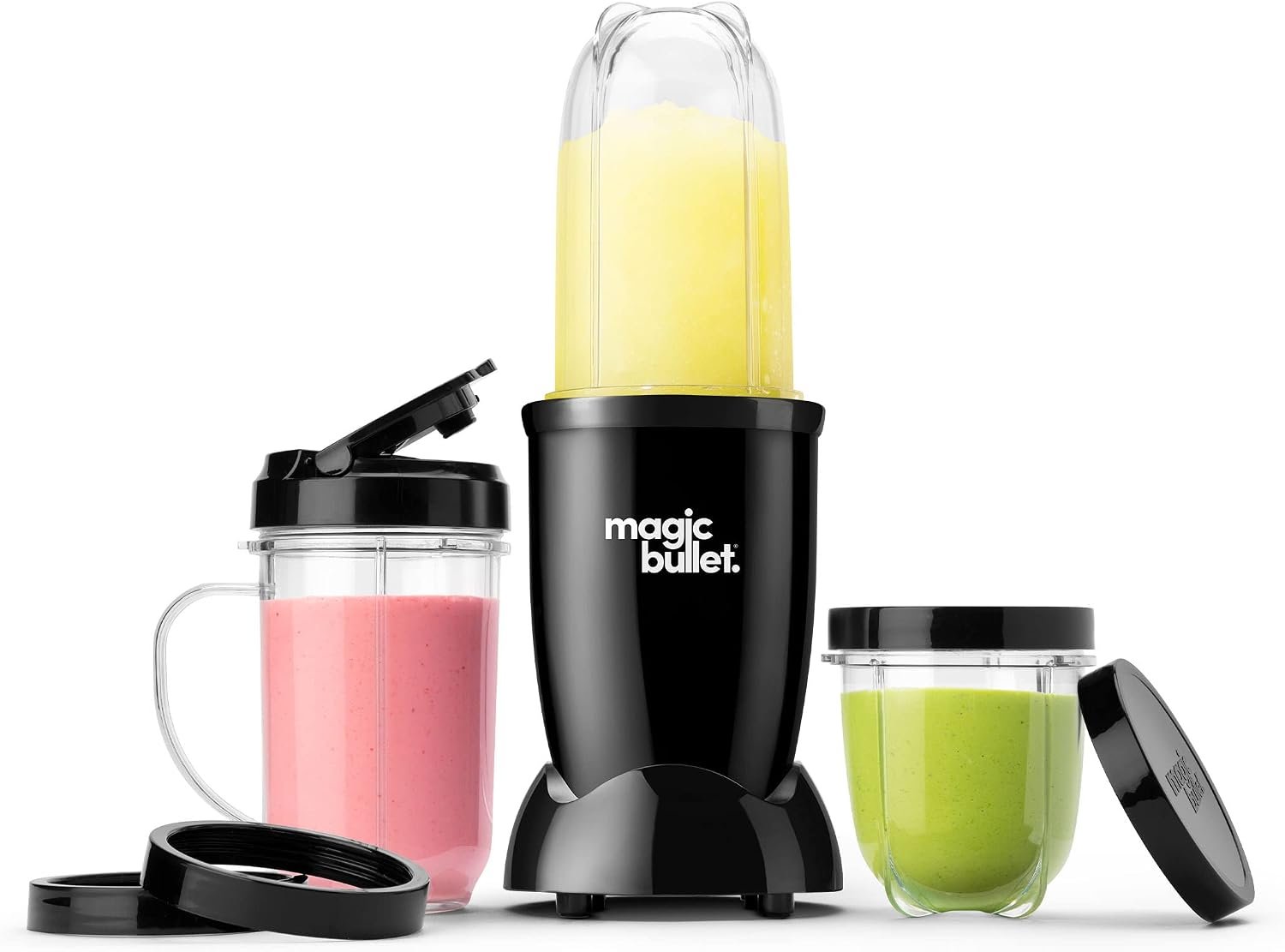 magic bullet® Personal Blender, 22 oz Cup, 250 Watt, Black, MBR-1101AK