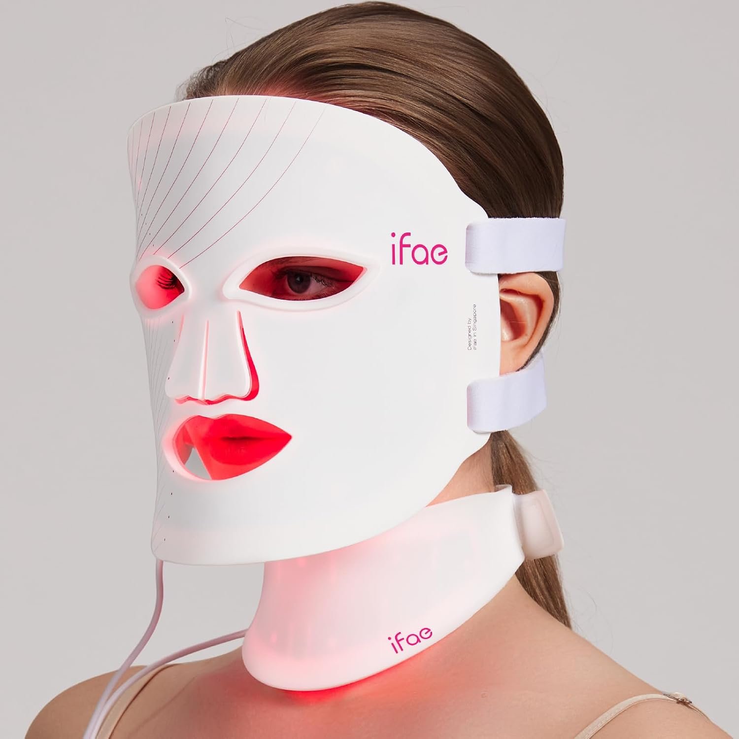 Red Light Therapy Mask for Face and Neck with 396 LEDs