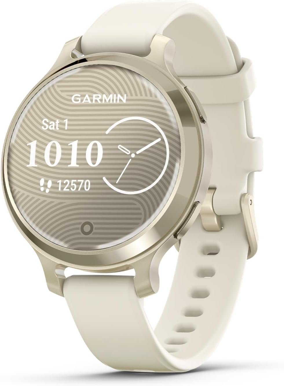 Garmin Lily® 2 Active, Small & Stylish GPS Smartwatch, 38mm, Bone