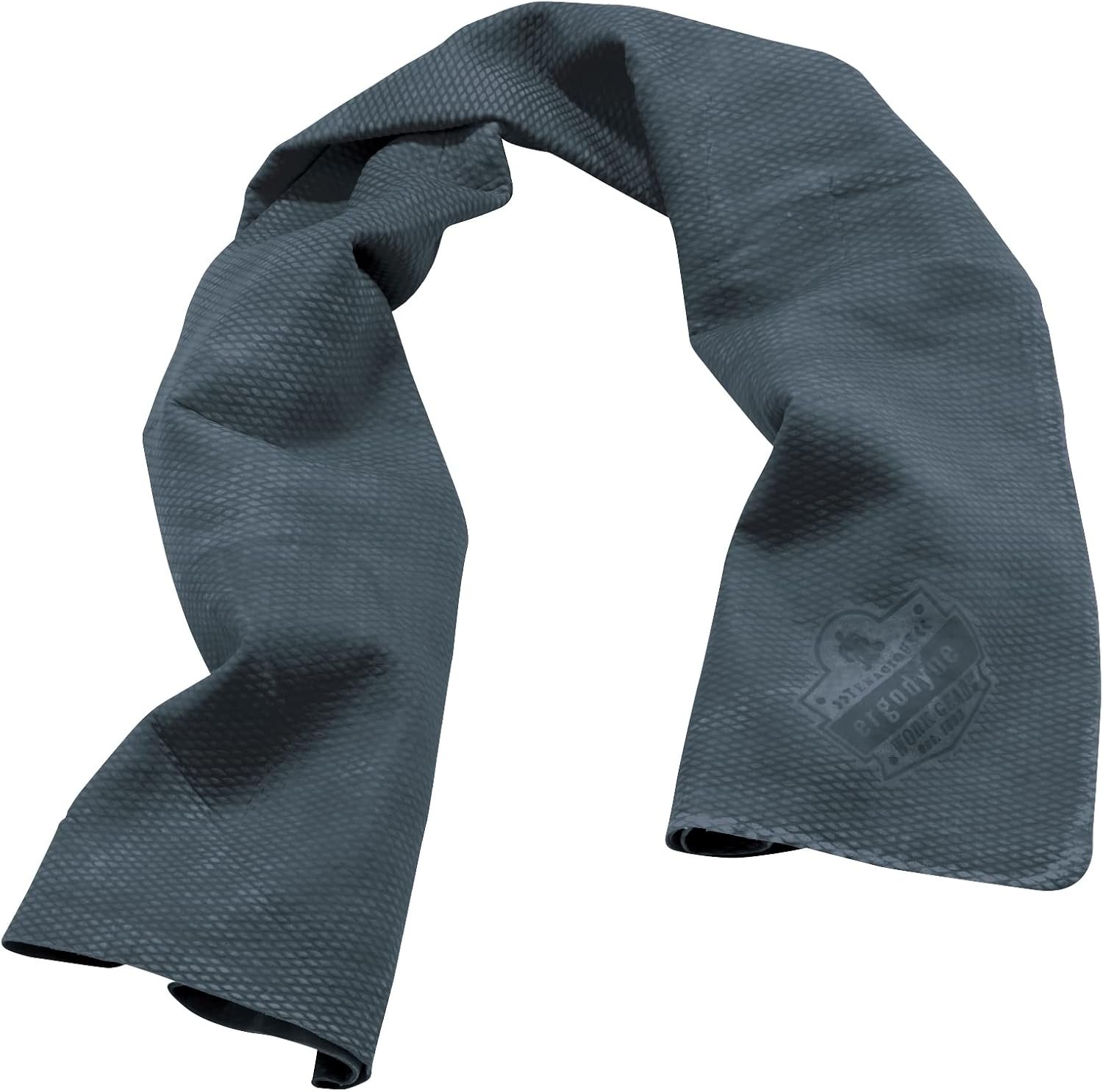 Ergodyne Chill Its 6602 Cooling Towel, Long Lasting Cooling Relief, Gray 29.50″ x 13.00″