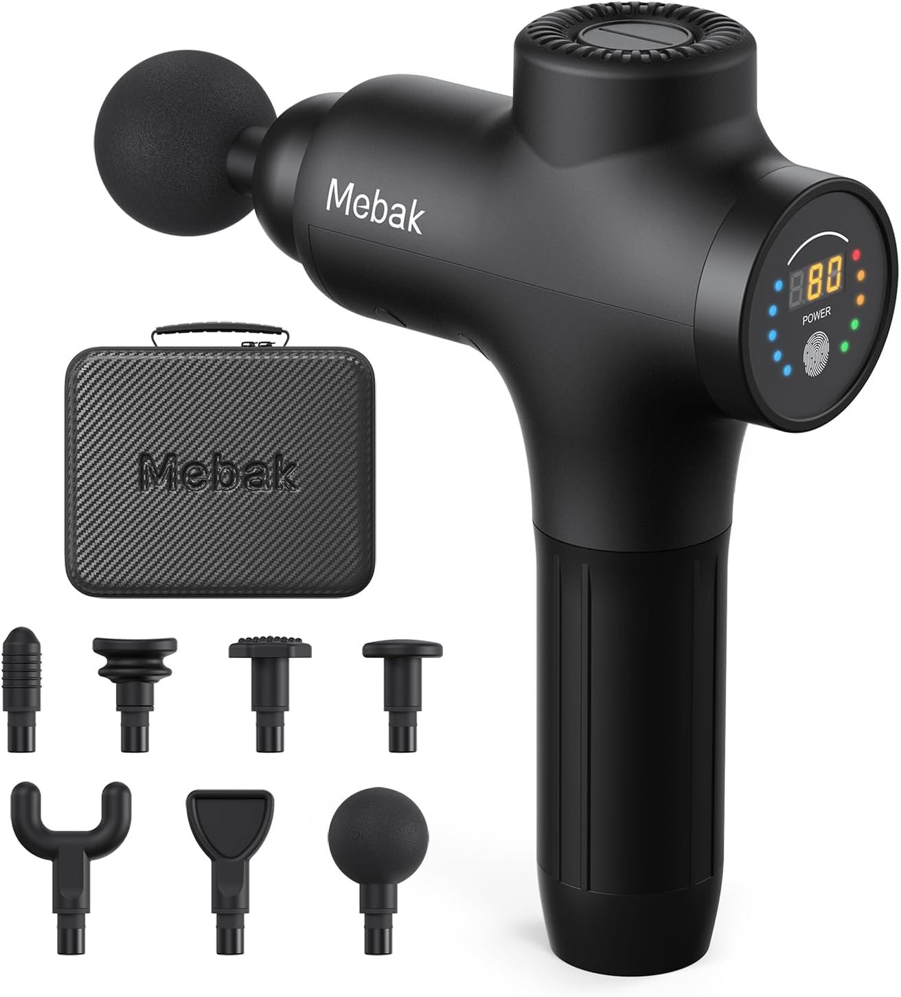 Mebak 3 Massage Gun Deep Tissue, Muscle Massager for Athletes Pain Relief