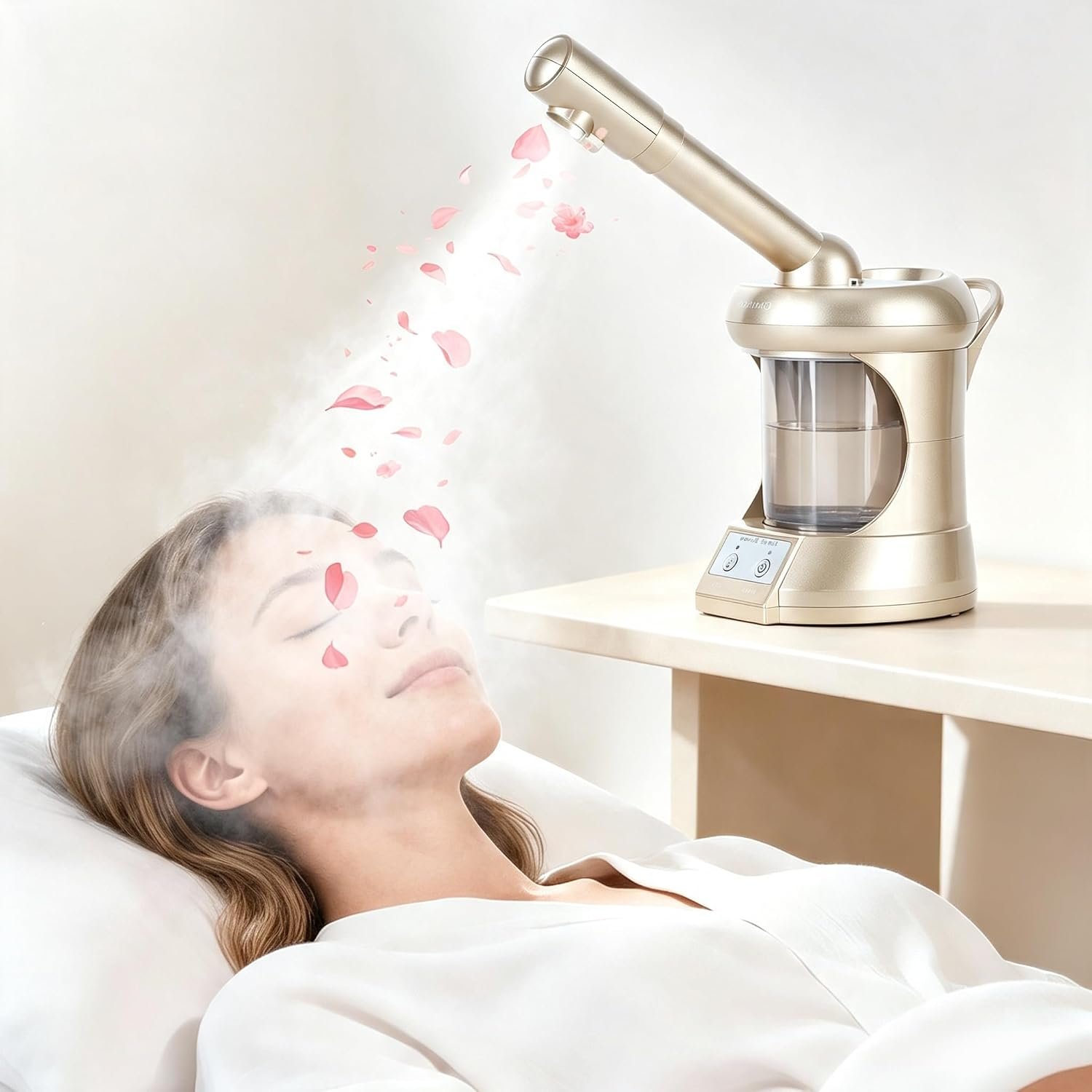Professional Facial Steamer,Portable Type, high Water Mist Density, Face Steamer for Facial Deep Cleaning, Steamer for Facial for Personal Care or Spa, Moisturizing and Hydrating.