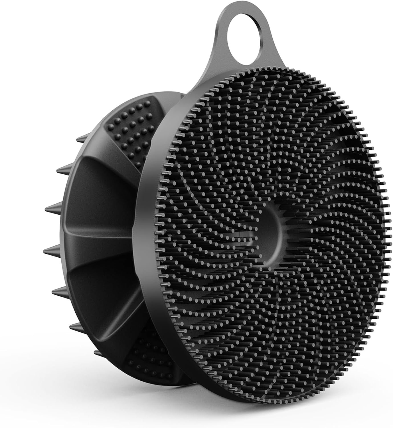 2 in 1 Shower Brush, BEAUTAIL Silicone Body Scrubber & Scalp Massager