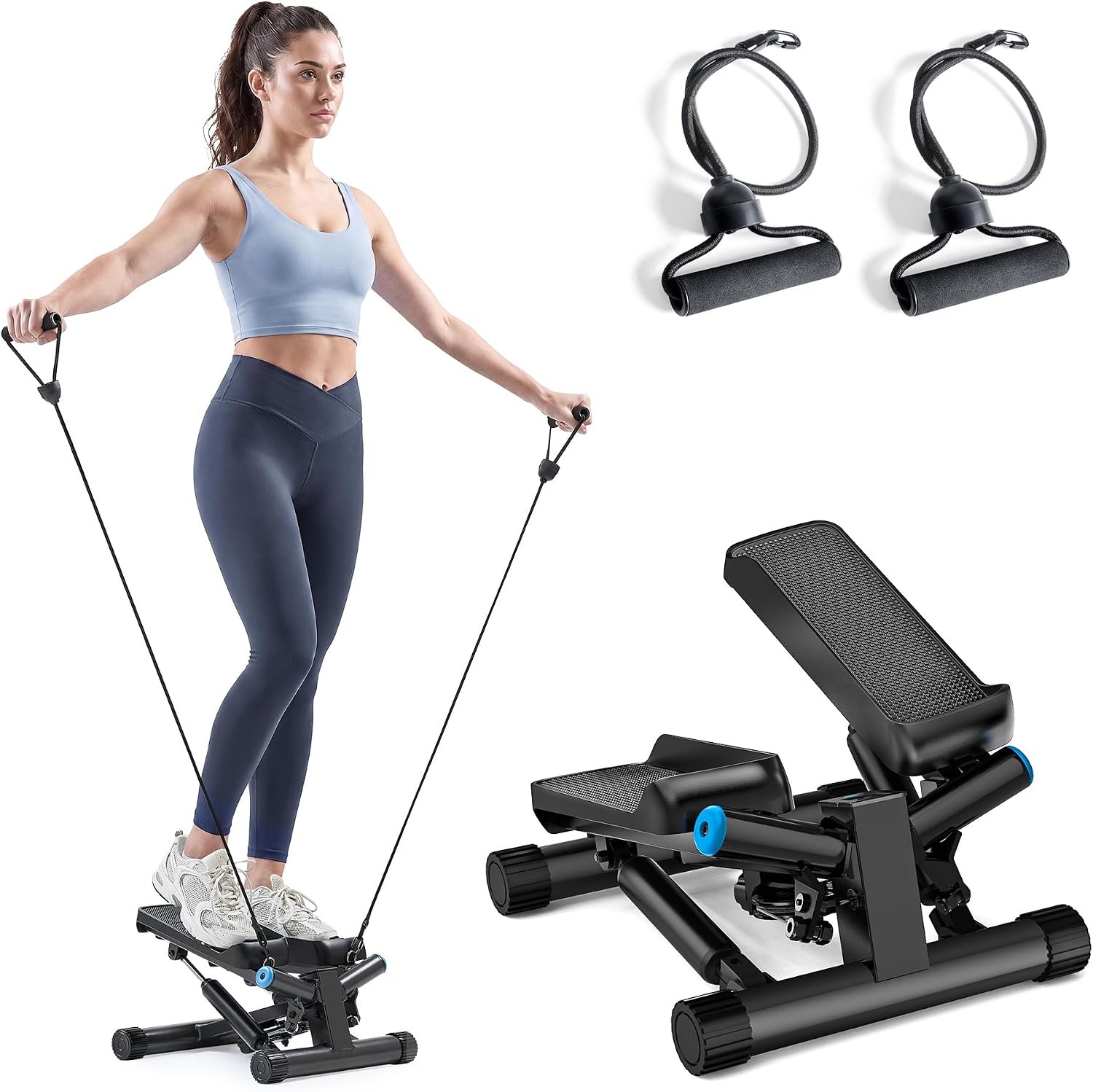 JLL Smart Twist Stepper Machine Stair Stepper with Resistance Bands