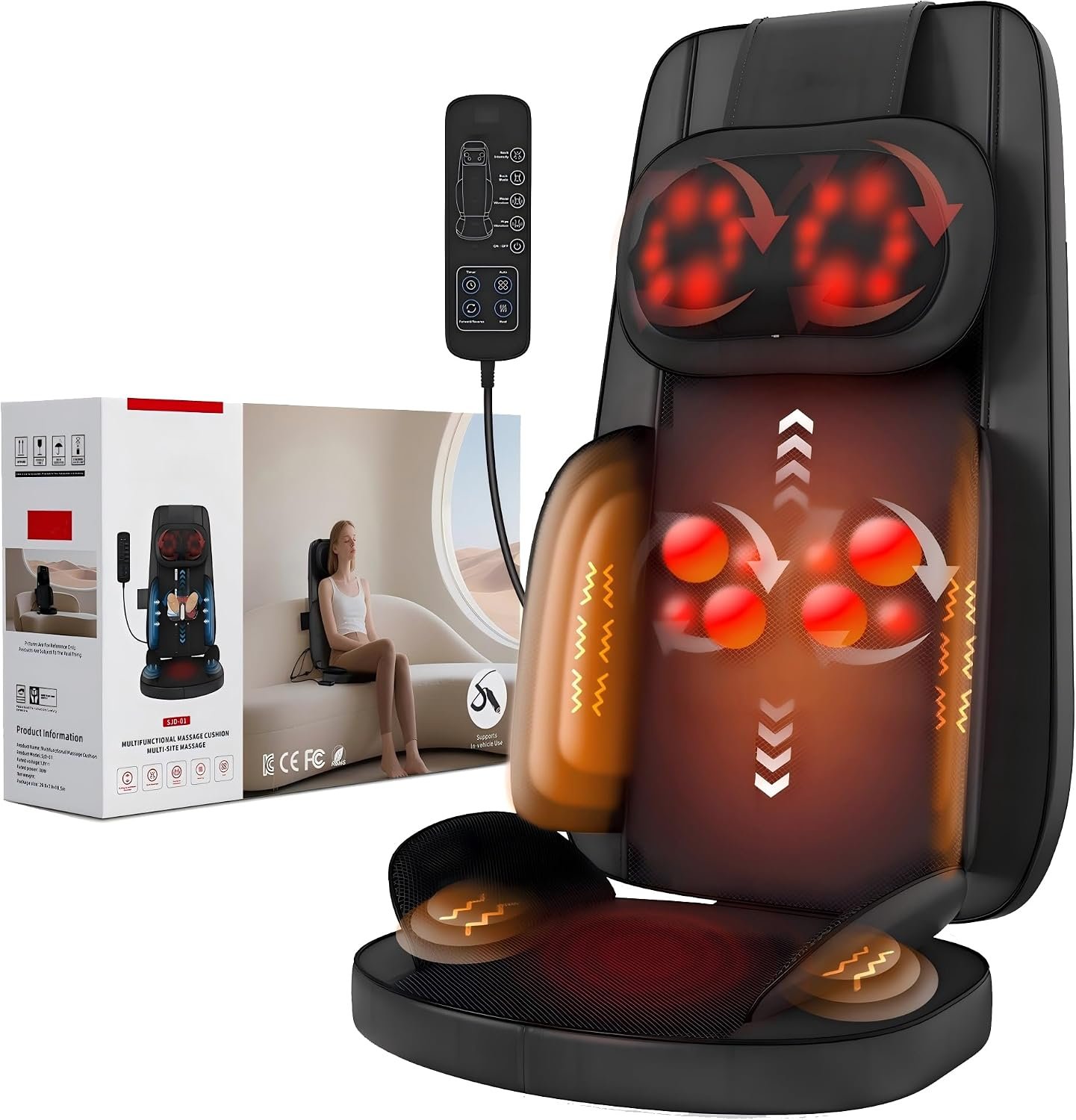 Shiatsu Neck and Back Massager for Pain Relief Deep Tissue
