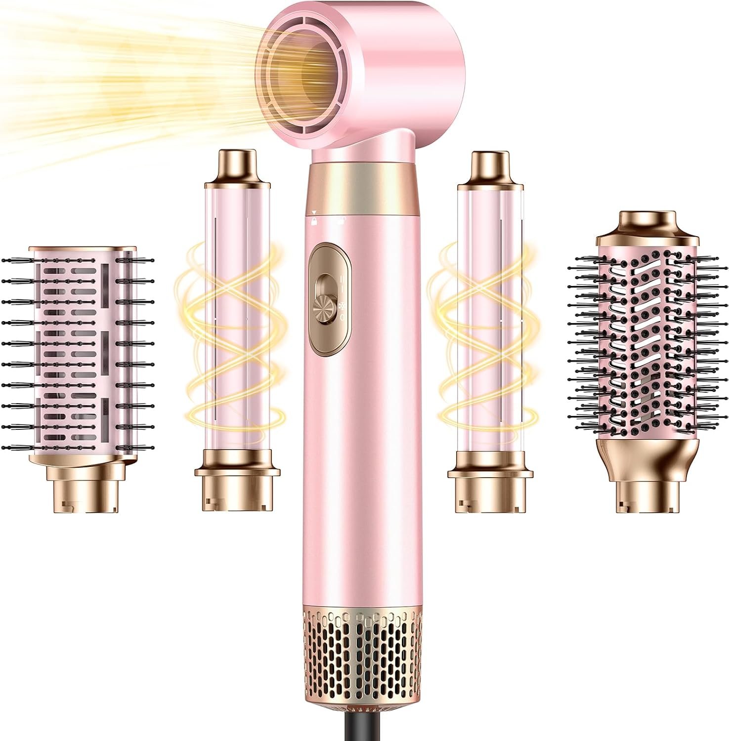 Hair Dryer Brush, 5-in-1 Detachable Multi Hot Air Styler for All Occasions