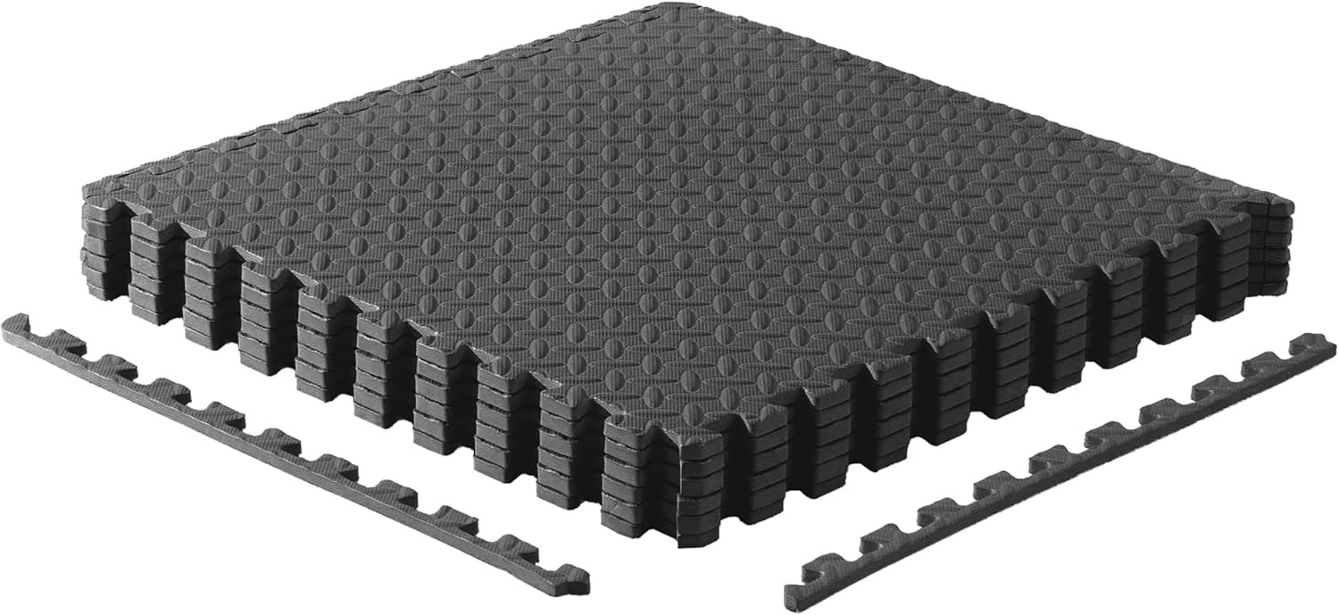 CAP 24-Inch Interlocking EVA Foam Exercise Puzzle Mat, 1/2-Inch