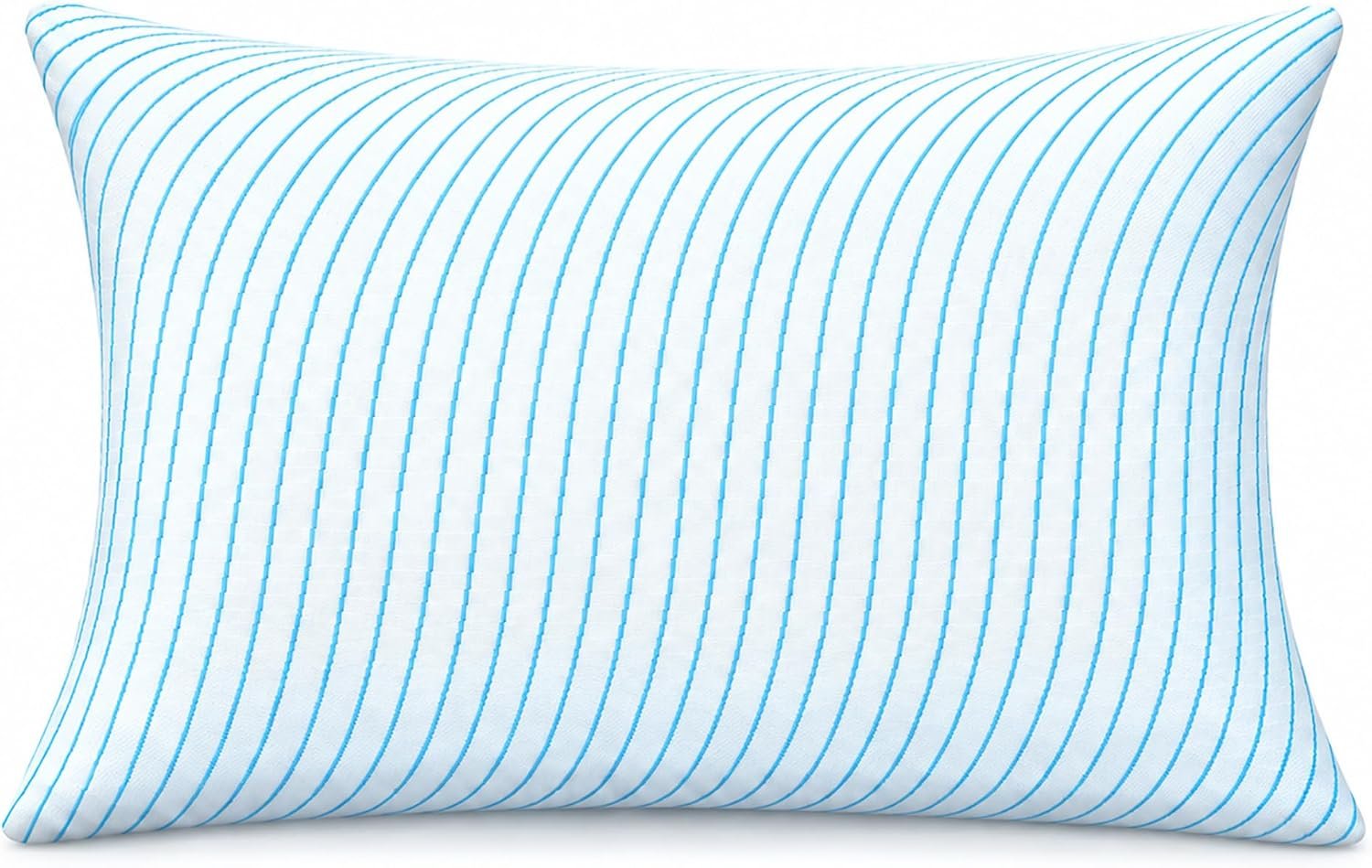 Queen Pillow 1 Pack, Cooling Shredded Memory Foam Pillow, Adjustable Loft with Washable Cover for Side Back Stomach Sleepers