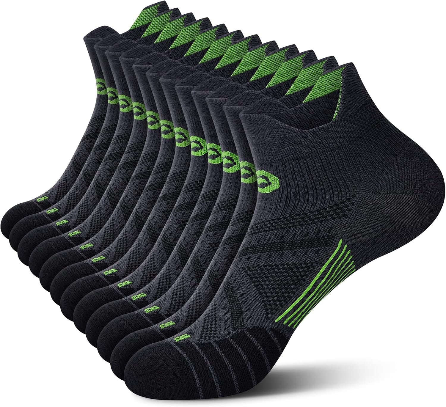 Ankle Compression Socks for Men & Women,Running Socks with Arch Support