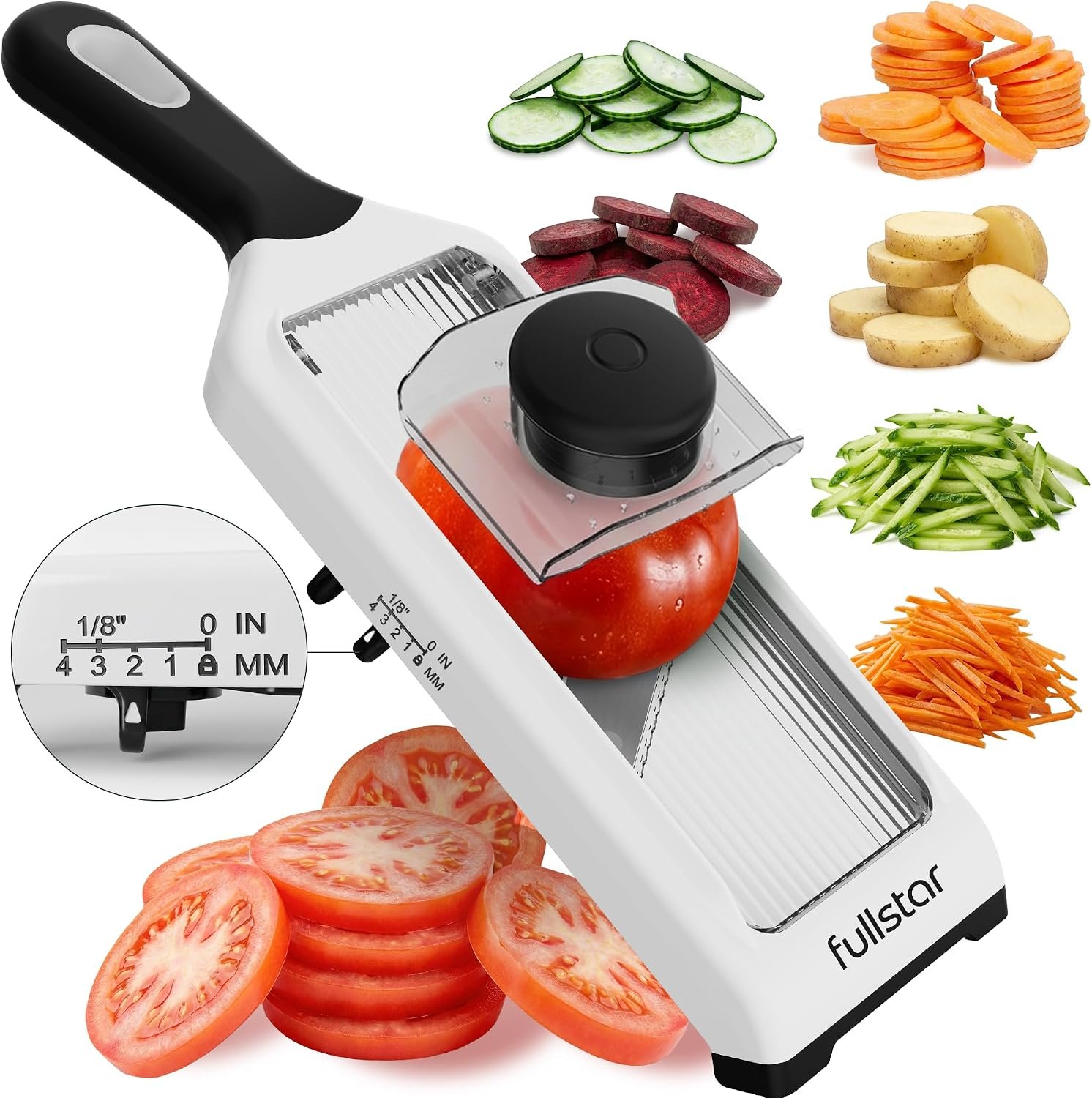 Fullstar – Handheld Mandoline Vegetable Slicer & Julienne Cutter