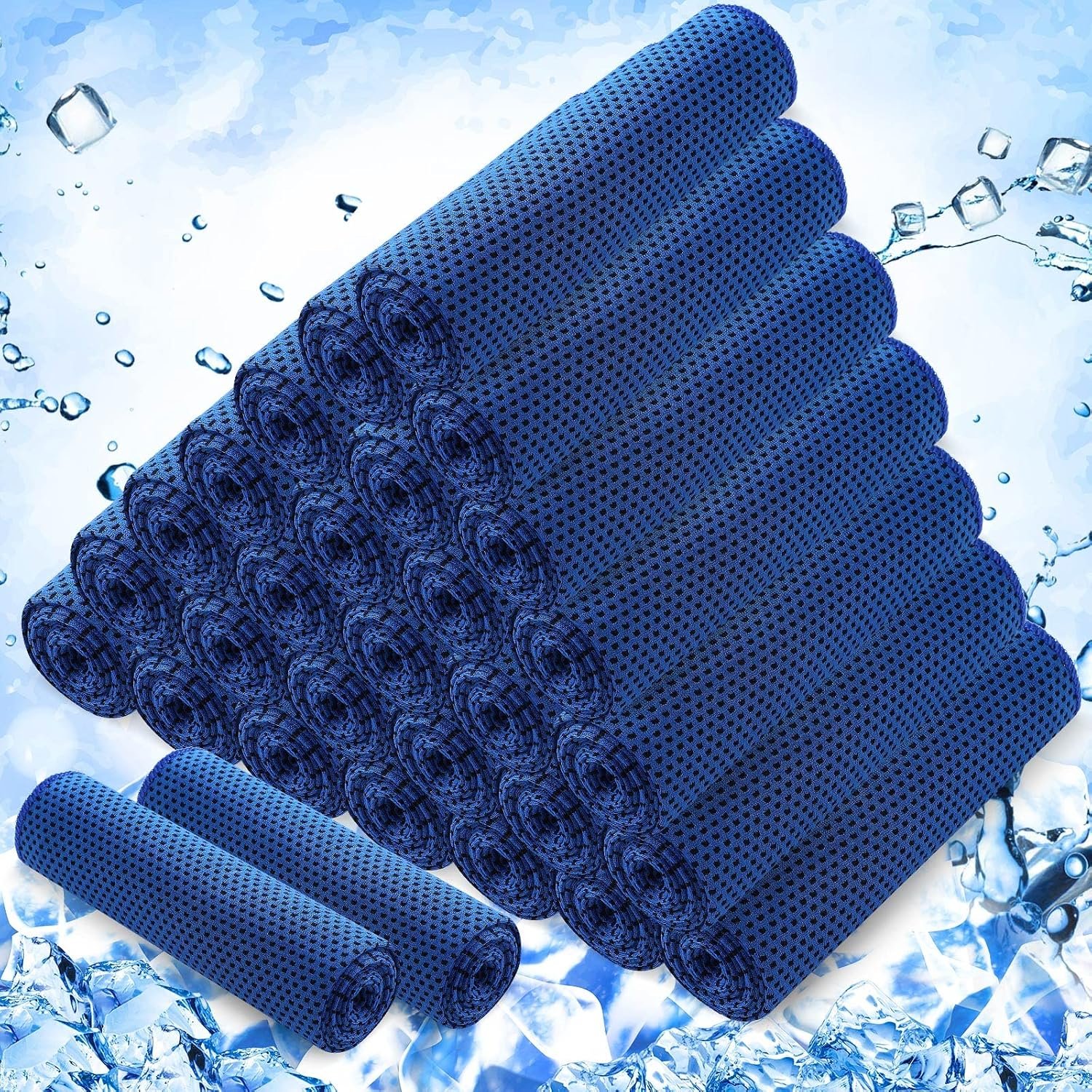 Hosuly 30 Pack Cooling Towels 40″x12″