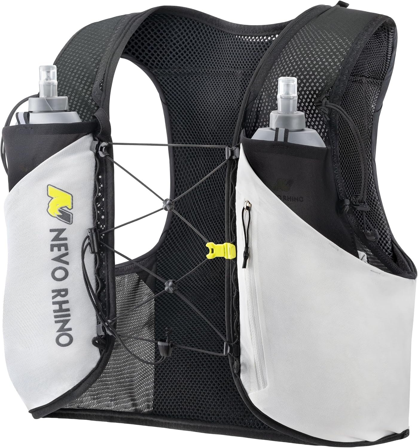 N NEVO RHINO 5L Running Vest, Water Vest Backpack with 2x500ml Soft Flasks