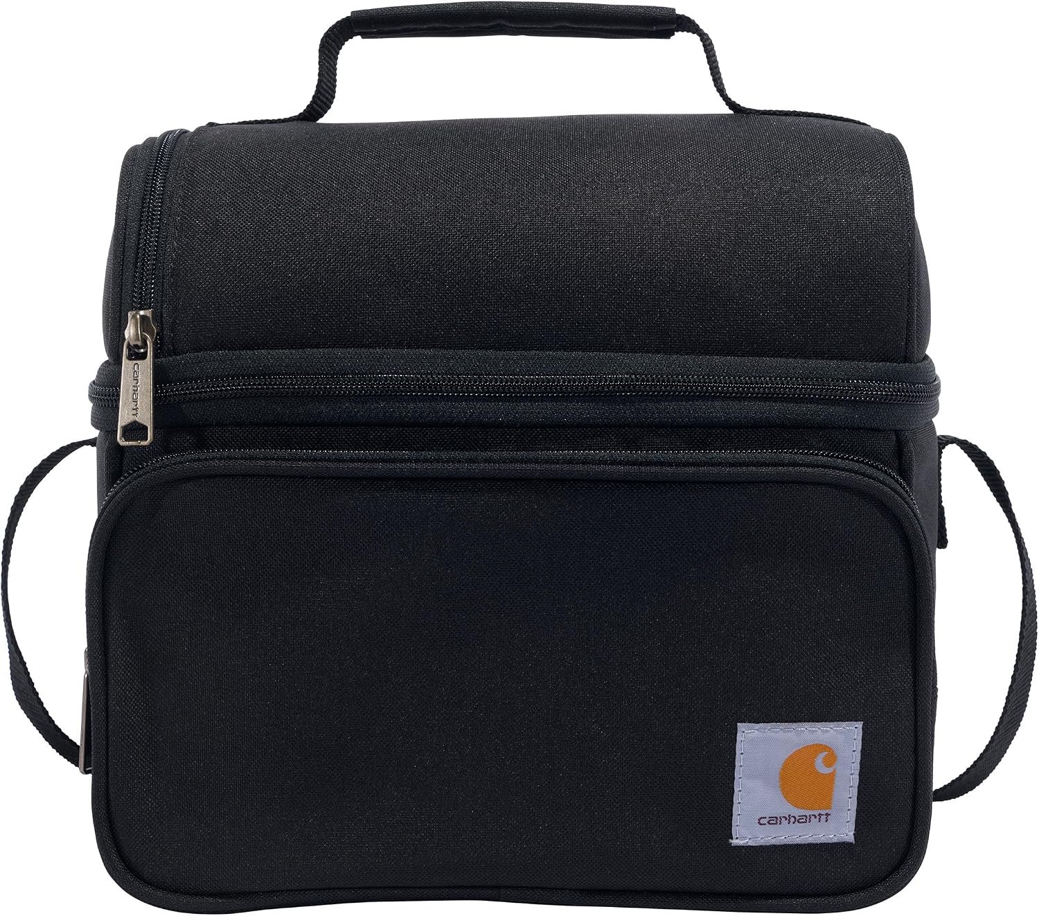 Carhartt Camping Cooler, Worksite Lunch Box, Soft Shell Lunch Bag for Construction Sites, Work and Everyday Use, Black