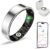 Women Men Smart Ring Health Tracker, Sleep Exercise Health Monitoring Wearable Device, IP68 Waterproof, iOS/Android Compatible, No Subscription Required, 5‑Day Long Lasting Battery (Silver, 10)