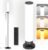 Light Therapy Lamp 10,000 Lux Happy Therapy Light with Remote, 2-in-1 Pedestal to Tabletop Full Spectrum Daylight Lamp with Adjustable Color/Brightness/Timer, Memory Function, 24W, Black