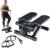 NEWBULIG Mini Stepper for Exercise at Home Stair Step Machine for Indoor Fitness Portable Home Gym Stepper for Full Body Workout 300lb Weight Capacity