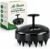 AL-IHSAN Scalp Massager Shampoo Brush – Soft Silicone Bristles Scalp Brush for Hair Growth – Hair Scrubber for Exfoliation and Dandruff Removal – Stress Relief Head Massager for All Hair Type – Black