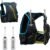 Nathan Men’s Pinnacle Race Vest 4L Hydration Pack, Two 20 oz Soft Flasks, Running, Hiking, Water-Resistant, Moisture Wicking, Adjustable Straps