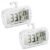 Waterproof Refrigerator Fridge Thermometer, Digital Freezer Room Thermometer, Max/Min Record Function Large LCD Screen and Magnetic Back for Kitchen, Home, Restaurants (2 Pack)