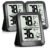 3-Pack Room Thermometer Indoor Hygrometer, Mini Humidity Meter