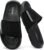 UPSOLO Men’s Recovery Sandals with Arch Support, Adjustable Velcro Straps Wide Size, Open Toe Indoor Outdoor Sandals for Men