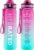 QLUR Water Bottle with Straw, 32oz Sports Water Bottles with Time Marker