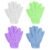 Linda Exfoliating Bath Gloves, Pack of 4