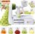 Brieftons 7-Blade Countertop Vegetable Spiralizer and Veggie Noodle Maker