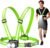 800LM Ultra Bright Running Lights for Runners, 7 Modes & 360° Reflective Running Gear, IPX4 Waterproof, 45° Adjustable Rechargeable Running Light for Walking/Hiking/Cycling/Working/Jogging