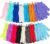 30 Pcs Exfoliating Gloves for Shower, 15 Colors Body Exfoliator Glove with Hanging Loop, Scrub Exfoliate Glove Mitt Bath Face Spa Hand Scrubber Wash Deep Scrubbing Dead Skin for Women Men, by Aisuly